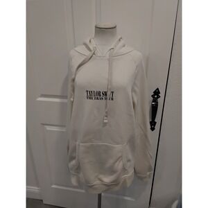 Taylor Swift The Eras Tour Cream Graphic Hoodie Sweatshirt‎ XL